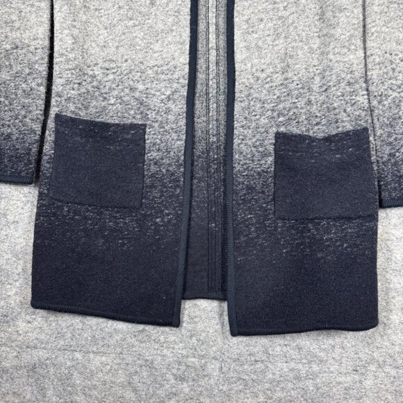 500 Denim Maison Cinqcent Womens Speckled Ombre Wool Cardigan Size 6 - Picture 3 of 15